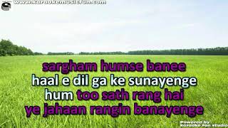 Download lagu Zindagi Milke Bitayenge With Rd Vocal & Chorus Video Karaoke Lyrics mp3