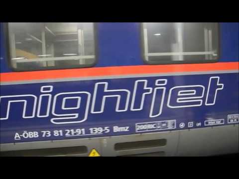 EN 295/294 "Nightjet" OBB (Munchen - Wien - Roma Tni) a Roma Termini