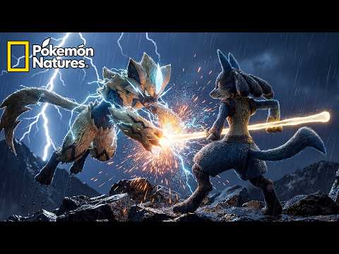 Zeraora vs Lucario: Speed vs Aura (Realistic Battle 4K)