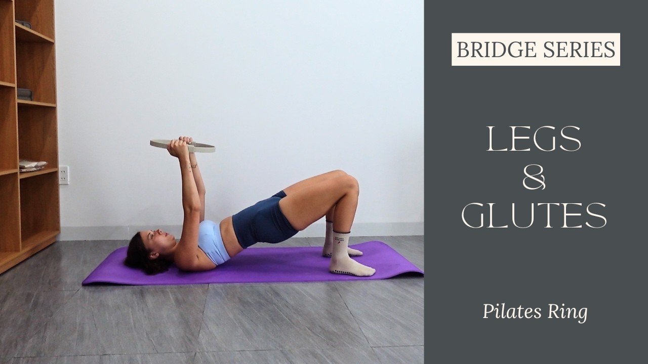 15 Min Bridge Workout with Pilates Ring - Glutes Focus