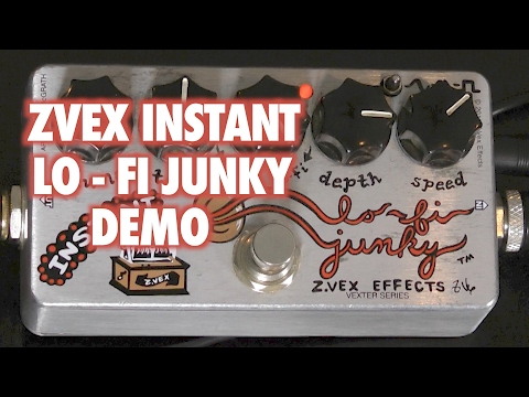 Zvex Instant Lo Fi Junky Guitar Pedal Demo
