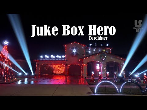 2024 Christmas Light Show - Foreigner "Juke Box Hero"
