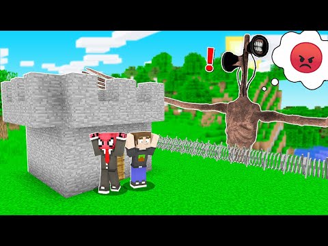 SİREN KAFA VS %100 GÜVENLİ KALE! 🏰 - Minecraft