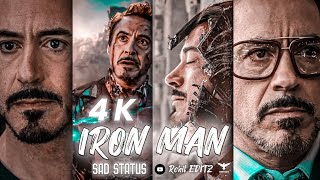IRON MAN sad status 🥺❤️|| iron man Edit || By Rohit EDITZ #ironman