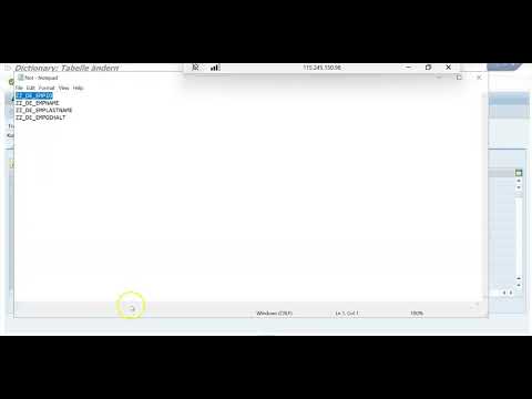 SAP ABAP Datenbank Tabelle anlegen Video 3 von 3 :Datenelement anlegen SE11