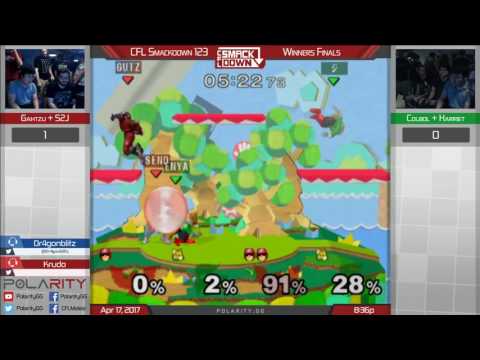 CFL Smackdown 123 Melee - Gahtzu + S2J vs Colbol + Harriet - Doubles Winners Finals