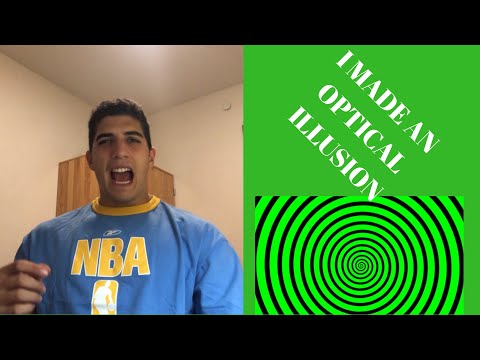 I made An Optical Illusion!! Nearly Impossible | Mario Ferraro