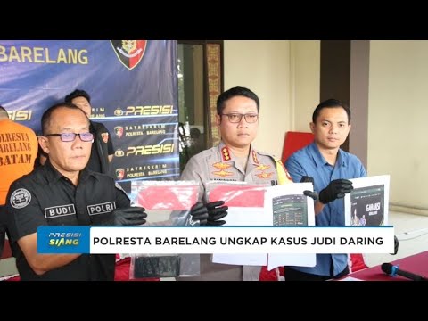POLRESTA BARELANG UNGKAP KASUS JUDI DARING