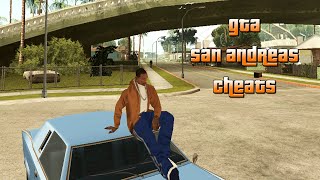 GTA San Andreas Cheat Codes (PC)