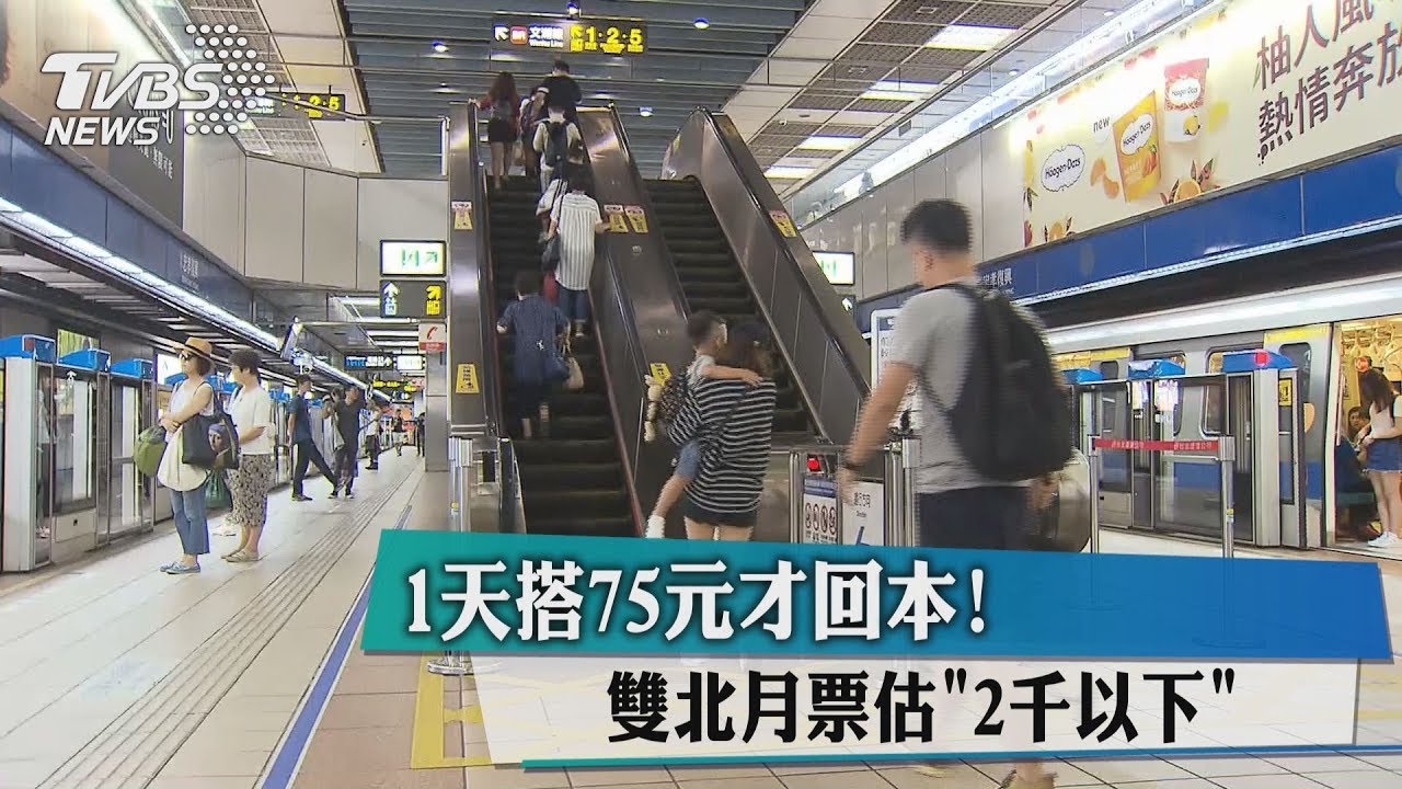 1天搭75元才回本! 雙北月票估「2千以下」