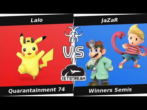 Quarantainment 74 Winners Semis - Lalo (Pikachu) Vs JaZaR (Dr Mario, Lucas) - SSBU