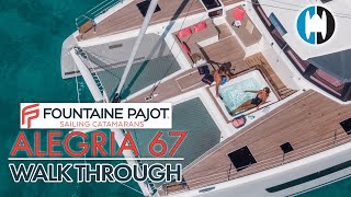 2020 Fountaine Pajot Alegria 67 Sailing Catamaran Walkthrough and First Look