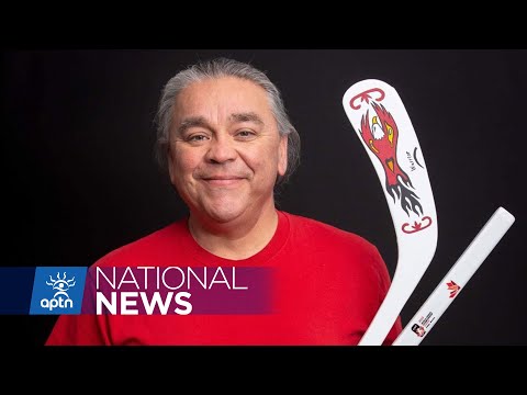 Indigenous hockey sticks gifted to 2023 World Juniors players | APTN News
