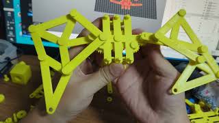 Attempt to sync Jansen Linkage using a gear train