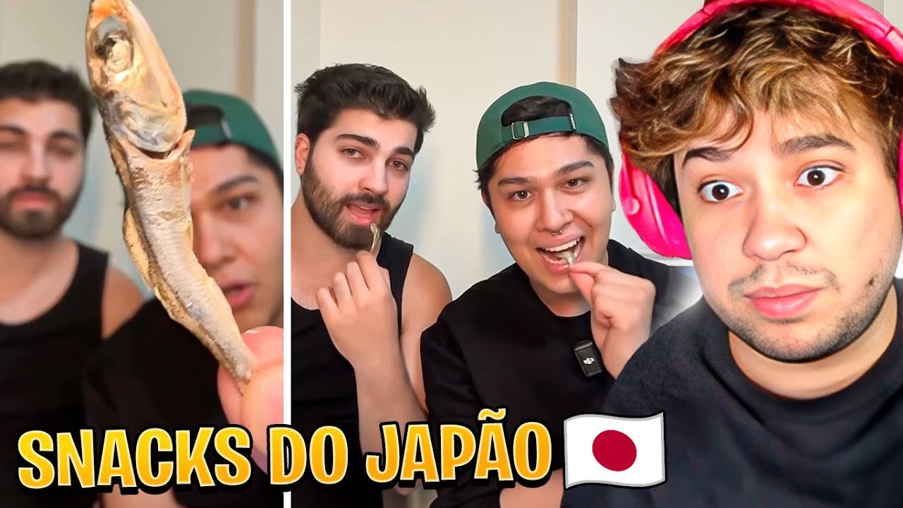 PROVANDO SNACKS DIFERENTES DO JAPÃO 🤢