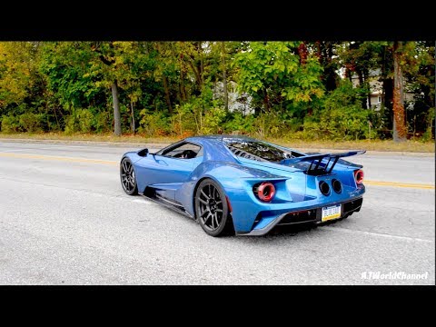 *RARE* 2017 Ford GT Race Mode & Acceleration Sound On Public Roads!