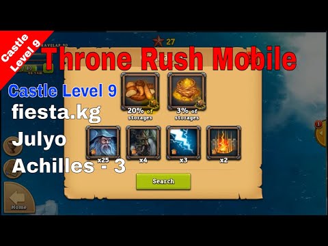 Throne Rush Mobile :  Pirate Island  Castle Level 9