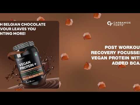 Chocolate vegan protein powder