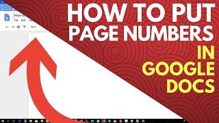 How to Put Page Numbers in Google Docs