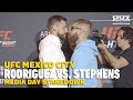 UFC Mexico City: Yair Rodriguez vs. Jeremy Stephens Media Day Staredown - MMA Fighting