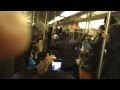 Нью-Йорк. Крыса в метро. Паника среди пассажиров. 07.04.2014 