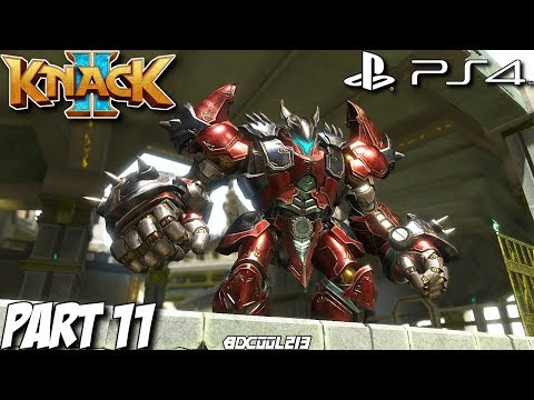 Knack 2 Gameplay Walkthrough Part 11 - Second Time's the Charm & Battle Lines - PS4 Lets Play
