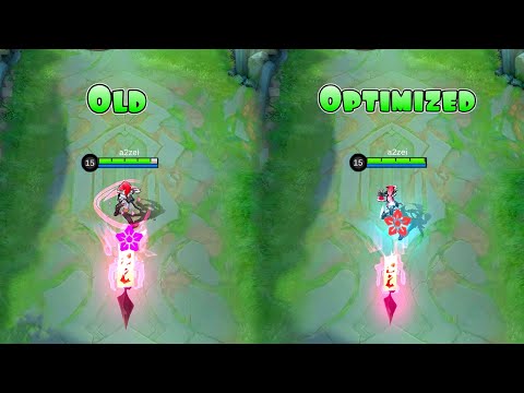 Hanabi Field Op Skin Optimized VS Old Skill Effect and Animation MLBB Comparison