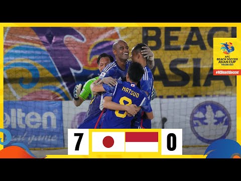 #ACBeachSoccer Thailand 2023 | Japan 7 - 0 Indonesia