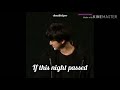 Tonight (lyrics) by Jin - Jinkook / kookjin moment