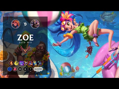 Zoe Mid vs LeBlanc - EUW Grandmaster Patch 12.7