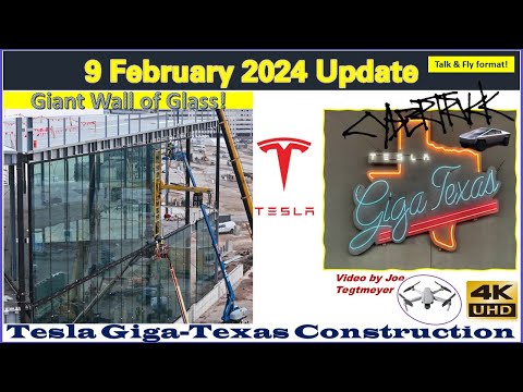S Steel & Glass, Receiving Dock Work & Casting Apron Widened! 9 Feb 2024 Giga Texas Update (07:55AM)