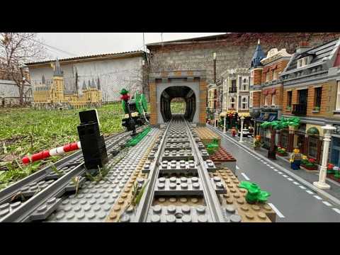 LEGO POV High-Speed Cargo Train 7898 Garden - OnBoard View Testride