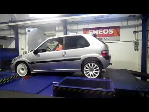 Citroen Saxo VTS 180ps on dyno | The Best Cars GR