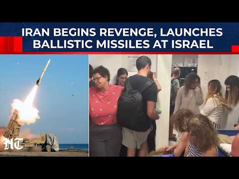 Iran Begins Revenge, Launches Ballistic Missiles; Panicked Israelis Scramble To Bunkers Amid Sirens