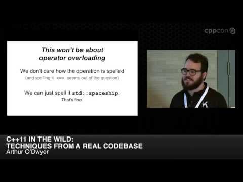 CppCon 2014: Arthur O'Dwyer "C++11 in the Wild: Techniques from a Real Codebase"