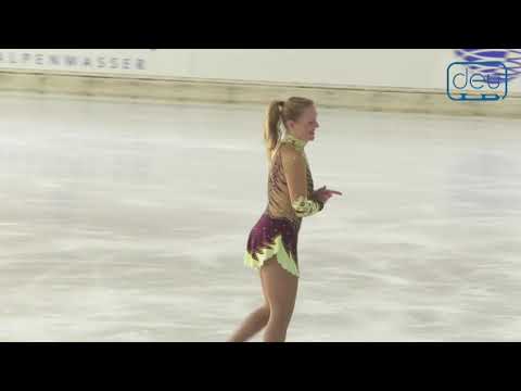 Irina Moiseeva. Oberstdorf 2019. Silver Ladies II FS. 9 place