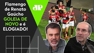 ‘Flamengo do Renato Gaúcho joga leve, bonito e alegre’; Mengão é elogiado após nova goleada