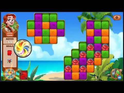 Lost Island Blast Adventure Level 1206 - NO BOOSTERS 🏝️ | SKILLGAMING ✔️