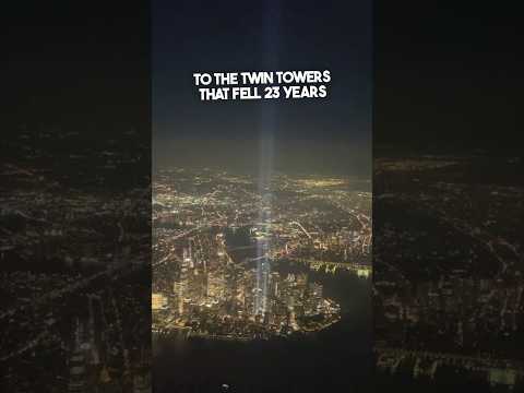 This view of this 9/11 tribute is amazing ❤️