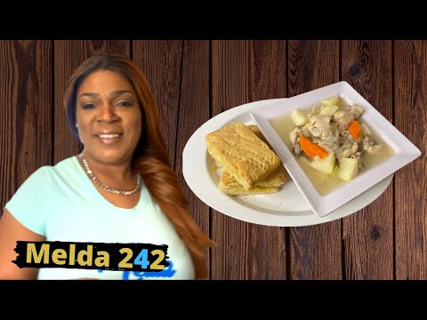 BAHAMIAN CHICKEN SOUSE WITH WHOLE CHICKEN