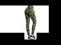 FETY Women S Workout Leggings With Pockets High Waisted Pattern Yoga Pants For Women Tummy Control