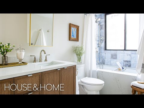 Two Condo Bathrooms Transform Into Bright, Stylish Spaces