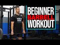 BARBELL WORKOUT 🏋️‍♂️ for Beginners | 13 Essential Exercises for Total Body Training
