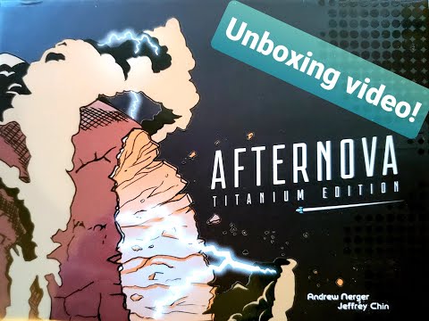 Afternova Board Game Unboxing