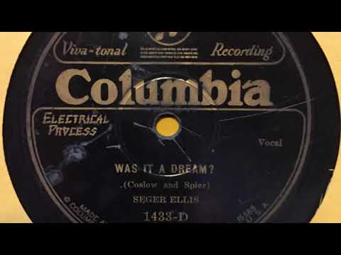 Seger Ellis – Was It A Dream