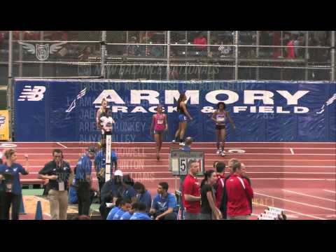 Girls 60m EE Heat 1 - New Balance Nationals Indoor 2013