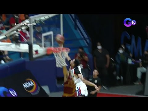 RHENZ ABANDO IS EVERYWHERE! | Letran vs. Perpetual | Final Four | NCAA Season 97 #shorts