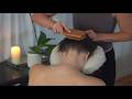 ASMR Oil Massage Back Scratch Scalp Tingles On Katie Whisper