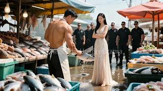 Download lagu 黑社會將賣魚小伙的攤位踹翻，沒想到小夥1個電話竟讓4大神王趕來下跪求原諒！路過美女總裁看穿小伙子真實身分攜著萬億家產來求嫁# 无双龙帅#未来梦 mp3