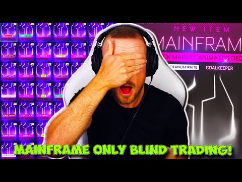 THEY TOOK MY TITANIUM WHITE ITEMS! | MAINFRAME ONLY BLIND TRADING WITH VOICE CHAT IN ROCKET LEAGUE!